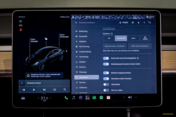 Tesla Model 3 Long Range AWD 75 kWh|NAP|Pano|Leder|Cam|E-stoel