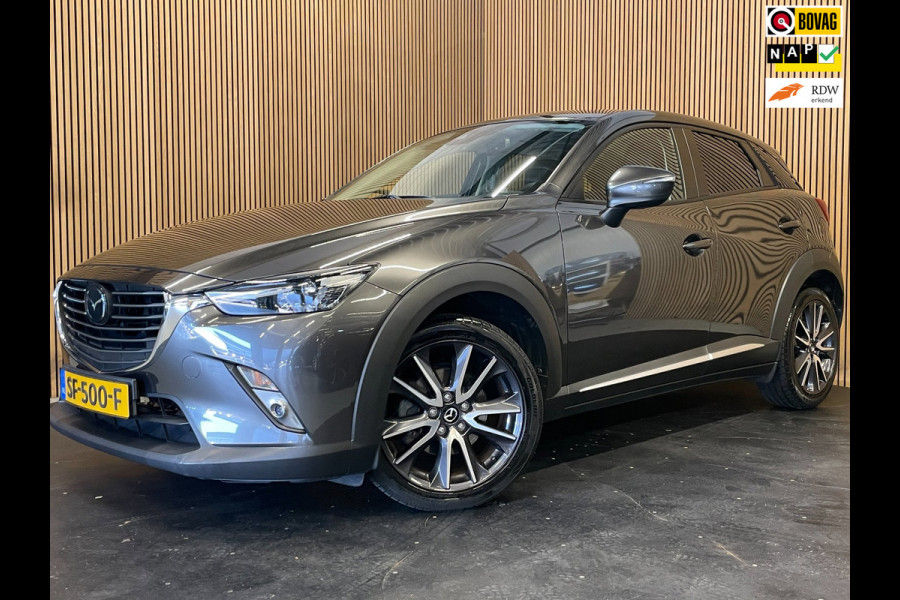 Mazda CX-3 2.0 SkyActiv-G 120 GT-M|AFN.TREKHAAK|VOLLEDER|HEAD-UP|ACC|STOEL+STUURVERWARM|CAMERA|CLIMA+CRUISE CTRL|NAVI|NAP|NL-AUTO|