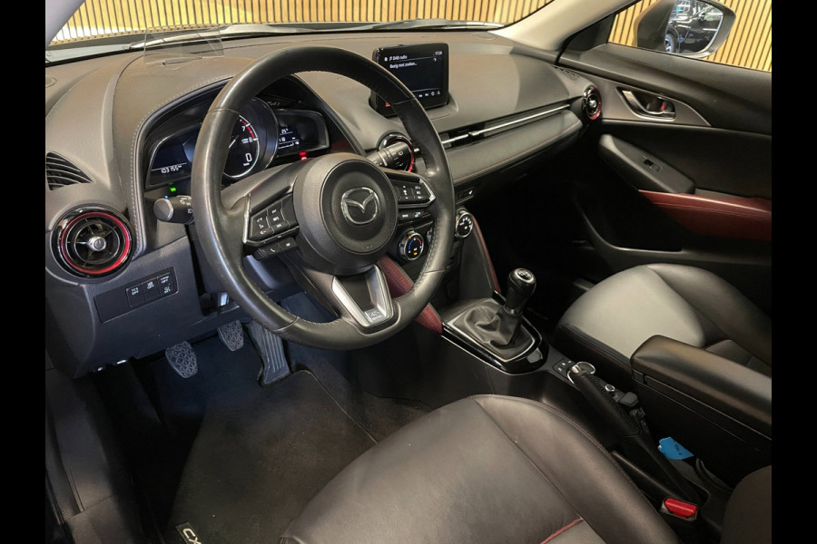Mazda CX-3 2.0 SkyActiv-G 120 GT-M|AFN.TREKHAAK|VOLLEDER|HEAD-UP|ACC|STOEL+STUURVERWARM|CAMERA|CLIMA+CRUISE CTRL|NAVI|NAP|NL-AUTO|