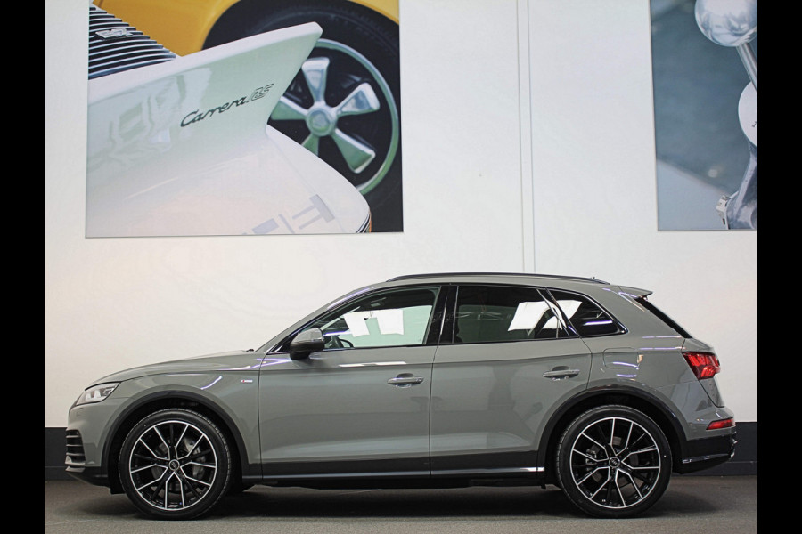 Audi Q5 55 367pk S-Line | Luchtvering | #RS Leder | Camera | Virtual | Keyless | Trekhaak 1750kg | Quantum Grijs | 3-Zone Clima. | Mw.Pr; 87848,=.