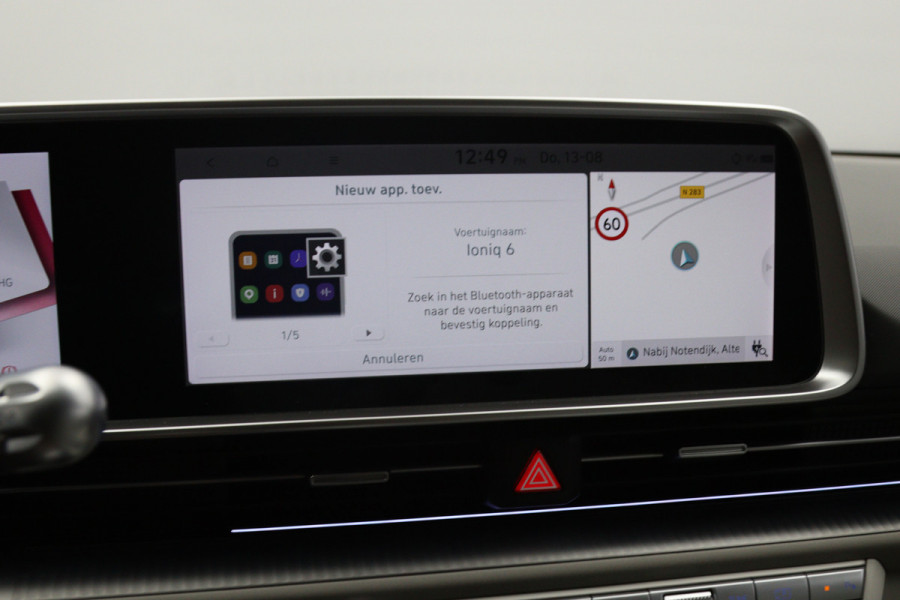 Hyundai IONIQ 6 Connect 77.4 kWh 228 PK, SOH 100%, Leder, 4 X Stoelverwarming, Adap. Cruise Control, Stoel- & Stuurverwarming, Carplay