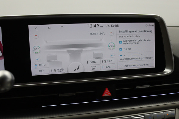 Hyundai IONIQ 6 Connect 77.4 kWh 228 PK, SOH 100%, Leder, 4 X Stoelverwarming, Adap. Cruise Control, Stoel- & Stuurverwarming, Carplay
