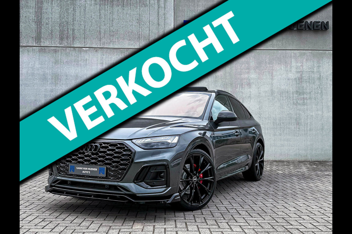 Audi Q5 Sportback 55TFSIe 367pk Quattro Competition S Edition S-Line Audi Exclusive|Pano|Luchtv|RS+Massage+Memory|360°|HUD|B&O|SQ5