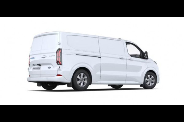 Ford E-Transit Custom 340 L2H1 Limited 71 kWh 218pk | Laadvloer bescherming | 12-weg verstel- en verwarmbare AGR bestuurders- en passagiersstoel Laadvloer bescherming,12-weg verstel- en verwarmbare AGR bestuurders- en passagiersstoel | Trekhaakvoorbereiding | 17 inch lichtmetalen velgen (Carbonised Grey) | Driver Assistent Pack Ultimate | AGM accu | BEV 3-fase oplaadkabel (mode 3, 32A, 10m)