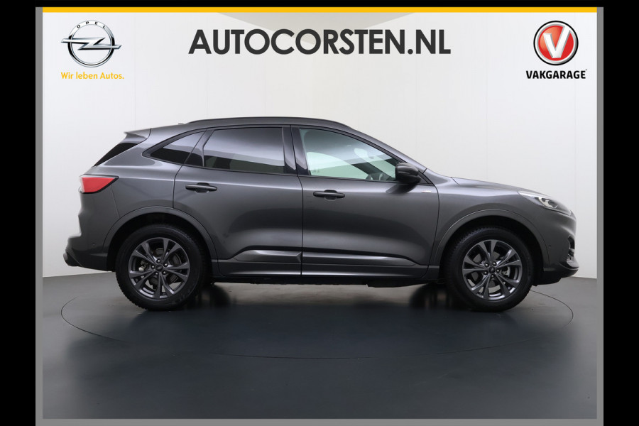 Ford Kuga 2.5 PHEV Hybrid ST-Line Adap.Cruise Stoel+Stuur+Voorruit+Achterbankverwarming Head-Up Display Camera Navi Elek.Achterklep Apple  Digital Cockpit Lane Assist Privacy Glas Lmv Pdc Led Bluetooth Isofix DAB Keyless