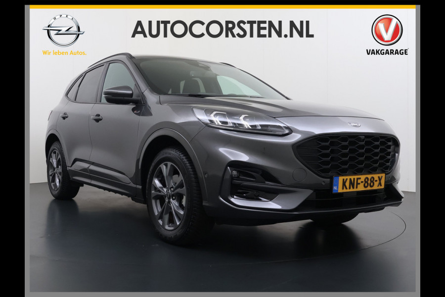 Ford Kuga 2.5 PHEV Hybrid ST-Line Adap.Cruise Stoel+Stuur+Voorruit+Achterbankverwarming Head-Up Display Camera Navi Elek.Achterklep Apple  Digital Cockpit Lane Assist Privacy Glas Lmv Pdc Led Bluetooth Isofix DAB Keyless