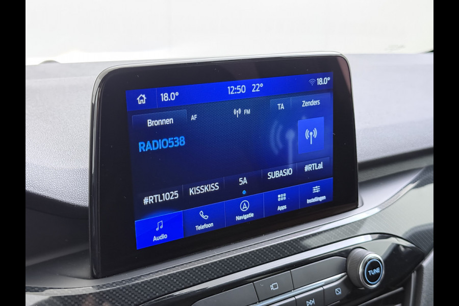 Ford Kuga 2.5 PHEV Hybrid ST-Line Adap.Cruise Stoel+Stuur+Voorruit+Achterbankverwarming Head-Up Display Camera Navi Elek.Achterklep Apple  Digital Cockpit Lane Assist Privacy Glas Lmv Pdc Led Bluetooth Isofix DAB Keyless