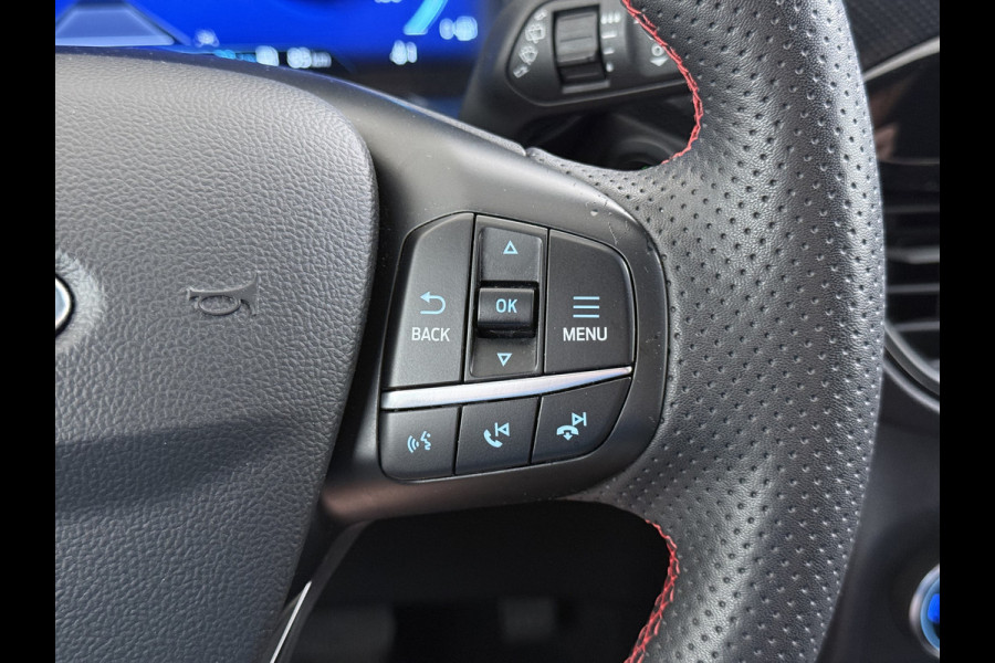 Ford Kuga 2.5 PHEV Hybrid ST-Line Adap.Cruise Stoel+Stuur+Voorruit+Achterbankverwarming Head-Up Display Camera Navi Elek.Achterklep Apple  Digital Cockpit Lane Assist Privacy Glas Lmv Pdc Led Bluetooth Isofix DAB Keyless