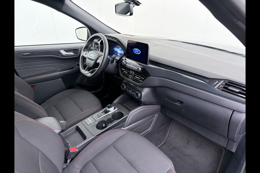 Ford Kuga 2.5 PHEV Hybrid ST-Line Adap.Cruise Stoel+Stuur+Voorruit+Achterbankverwarming Head-Up Display Camera Navi Elek.Achterklep Apple  Digital Cockpit Lane Assist Privacy Glas Lmv Pdc Led Bluetooth Isofix DAB Keyless