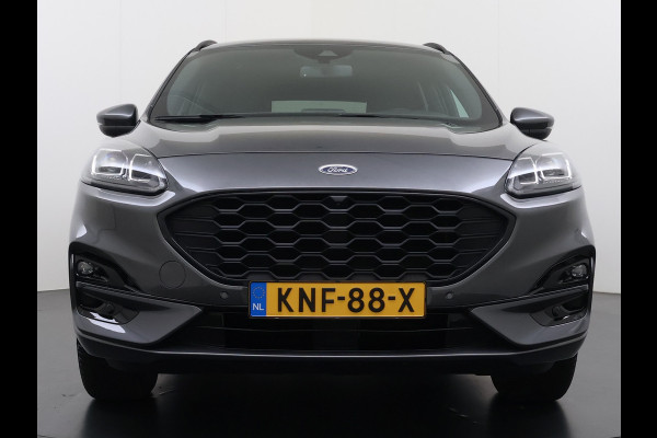 Ford Kuga 2.5 PHEV Hybrid ST-Line Adap.Cruise Stoel+Stuur+Voorruit+Achterbankverwarming Head-Up Display Camera Navi Elek.Achterklep Apple  Digital Cockpit Lane Assist Privacy Glas Lmv Pdc Led Bluetooth Isofix DAB Keyless