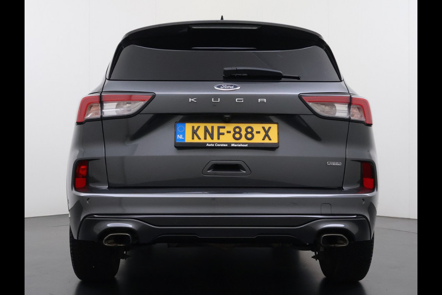 Ford Kuga 2.5 PHEV Hybrid ST-Line Adap.Cruise Stoel+Stuur+Voorruit+Achterbankverwarming Head-Up Display Camera Navi Elek.Achterklep Apple  Digital Cockpit Lane Assist Privacy Glas Lmv Pdc Led Bluetooth Isofix DAB Keyless