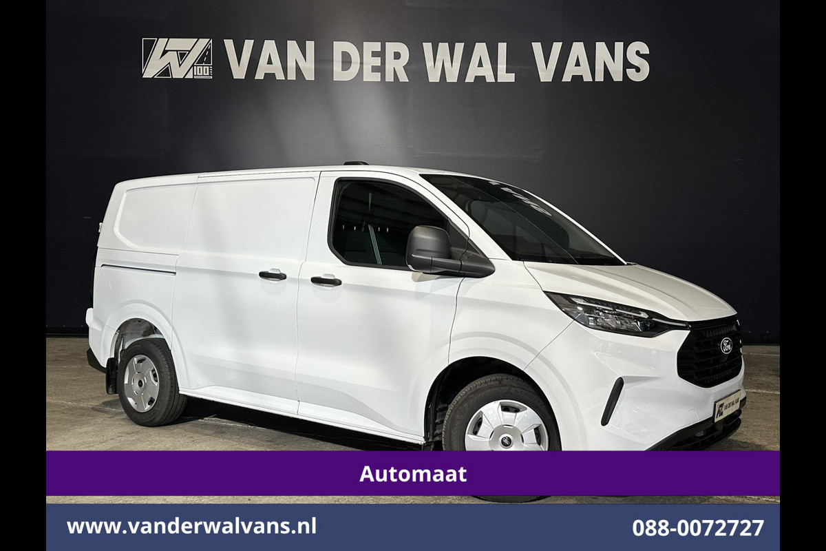 Ford Transit Custom 2.0 TDCI 136pk Automaat L1H1 Euro6 Airco | Camera | Apple Carplay | Cruisecontrol | LED | 2740kg trekhaak Android Auto, Parkeersensoren, Verwarmde voorruit, Bijrijdersbank