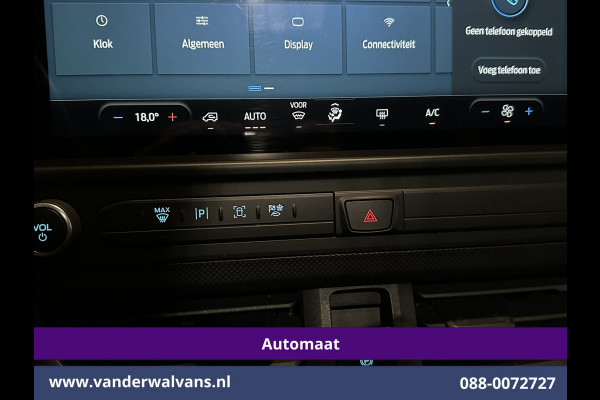 Ford Transit Custom 2.0 TDCI 136pk Automaat L1H1 Euro6 Airco | Camera | Apple Carplay | Cruisecontrol | LED | 2740kg trekhaak Android Auto, Parkeersensoren, Verwarmde voorruit, Bijrijdersbank