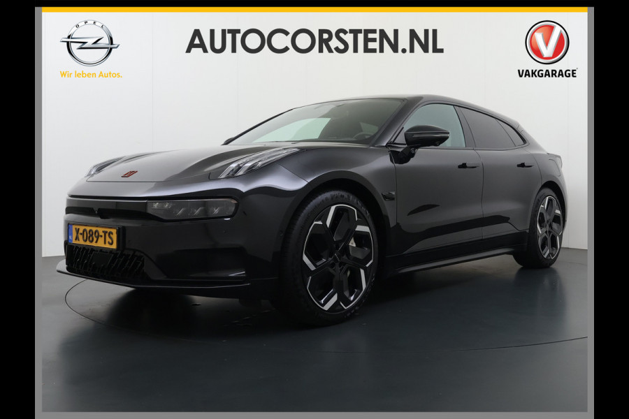 ZEEKR 001 AWD Performance 544PK 100kWh Panoramadak Warmtepomp 360°Camera Adap.Cruise Navi Ecc Stoel+Stuur+Achterbankverwarming Head-Up Dis Lmv 22" Pdc Elek.Achterklep Matrix Led Apple Carplay/Android Auto Draadloze telefoonlader 2.000kg Trekvermogen! 1e Eigenaar Origineel Nederlandse Auto