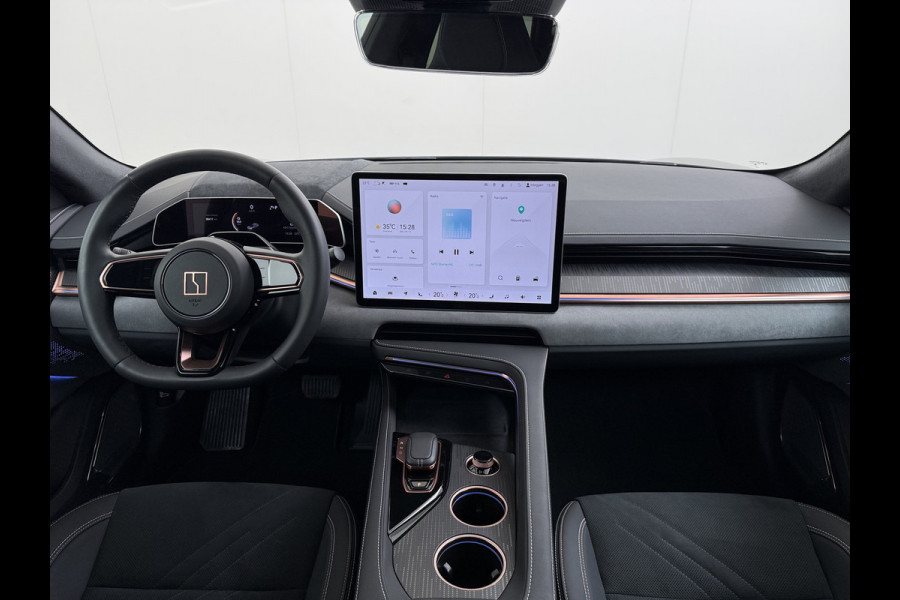 ZEEKR 001 AWD Performance 544PK 100kWh Panoramadak Warmtepomp 360°Camera Adap.Cruise Navi Ecc Stoel+Stuur+Achterbankverwarming Head-Up Dis Lmv 22" Pdc Elek.Achterklep Matrix Led Apple Carplay/Android Auto Draadloze telefoonlader 2.000kg Trekvermogen! 1e Eigenaar Origineel Nederlandse Auto