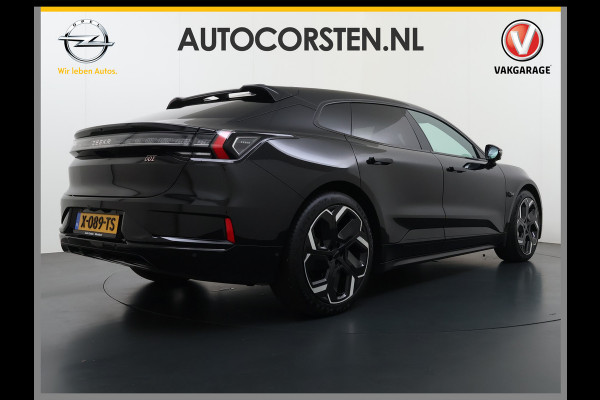 ZEEKR 001 AWD Performance 544PK 100kWh Panoramadak Warmtepomp 360°Camera Adap.Cruise Navi Ecc Stoel+Stuur+Achterbankverwarming Head-Up Dis Lmv 22" Pdc Elek.Achterklep Matrix Led Apple Carplay/Android Auto Draadloze telefoonlader 2.000kg Trekvermogen! 1e Eigenaar Origineel Nederlandse Auto
