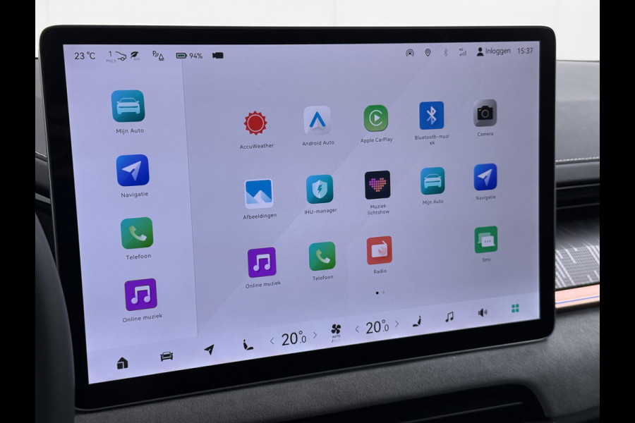 ZEEKR 001 AWD Performance 544PK 100kWh Panoramadak Warmtepomp 360°Camera Adap.Cruise Navi Ecc Stoel+Stuur+Achterbankverwarming Head-Up Dis Lmv 22" Pdc Elek.Achterklep Matrix Led Apple Carplay/Android Auto Draadloze telefoonlader 2.000kg Trekvermogen! 1e Eigenaar Origineel Nederlandse Auto