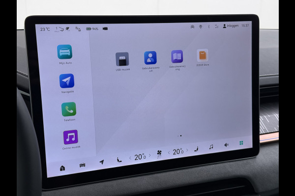 ZEEKR 001 AWD Performance 544PK 100kWh Panoramadak Warmtepomp 360°Camera Adap.Cruise Navi Ecc Stoel+Stuur+Achterbankverwarming Head-Up Dis Lmv 22" Pdc Elek.Achterklep Matrix Led Apple Carplay/Android Auto Draadloze telefoonlader 2.000kg Trekvermogen! 1e Eigenaar Origineel Nederlandse Auto