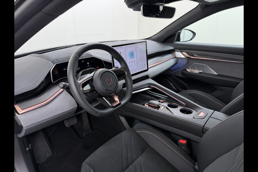 ZEEKR 001 AWD Performance 544PK 100kWh Panoramadak Warmtepomp 360°Camera Adap.Cruise Navi Ecc Stoel+Stuur+Achterbankverwarming Head-Up Dis Lmv 22" Pdc Elek.Achterklep Matrix Led Apple Carplay/Android Auto Draadloze telefoonlader 2.000kg Trekvermogen! 1e Eigenaar Origineel Nederlandse Auto