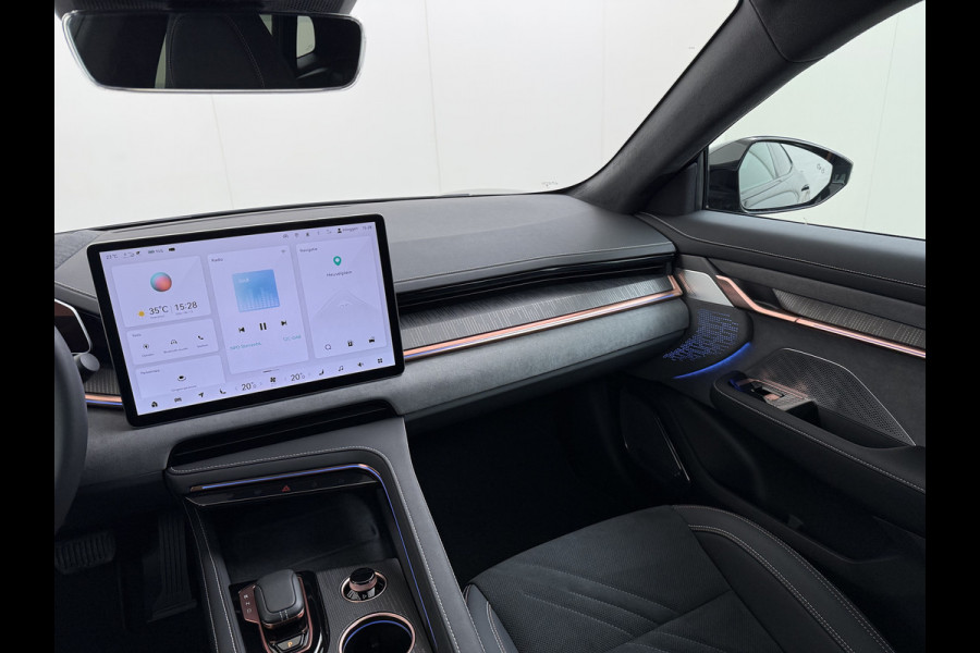 ZEEKR 001 AWD Performance 544PK 100kWh Panoramadak Warmtepomp 360°Camera Adap.Cruise Navi Ecc Stoel+Stuur+Achterbankverwarming Head-Up Dis Lmv 22" Pdc Elek.Achterklep Matrix Led Apple Carplay/Android Auto Draadloze telefoonlader 2.000kg Trekvermogen! 1e Eigenaar Origineel Nederlandse Auto