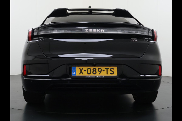 ZEEKR 001 AWD Performance 544PK 100kWh Panoramadak Warmtepomp 360°Camera Adap.Cruise Navi Ecc Stoel+Stuur+Achterbankverwarming Head-Up Dis Lmv 22" Pdc Elek.Achterklep Matrix Led Apple Carplay/Android Auto Draadloze telefoonlader 2.000kg Trekvermogen! 1e Eigenaar Origineel Nederlandse Auto
