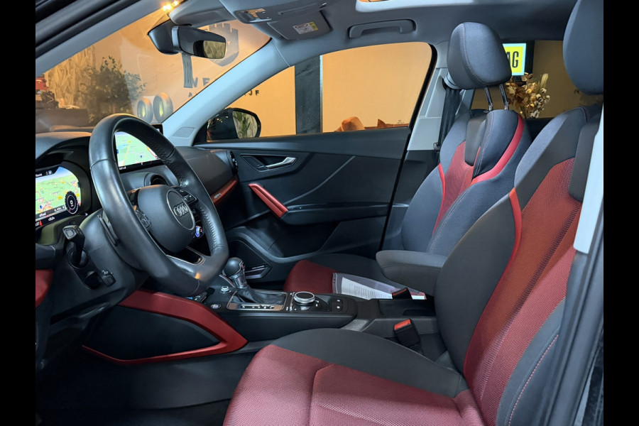 Audi Q2 2.0 TFSI Quattro Sport|Black on Black|Carplay|Groot Navi|B&O|Pano|Virtual Cockpit|Dodehoek|Afn. Trekhaak|Keyless|Rijklaar