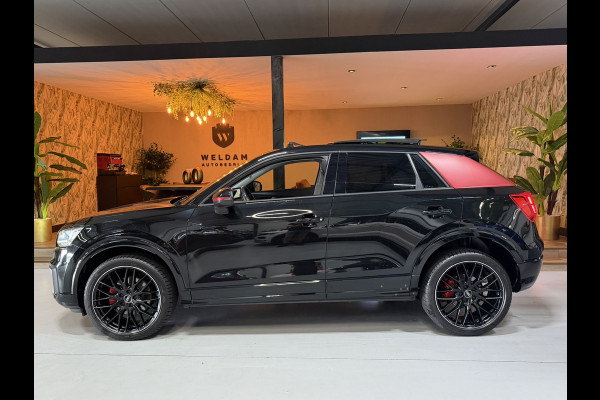 Audi Q2 2.0 TFSI Quattro Sport|Black on Black|Carplay|Groot Navi|B&O|Pano|Virtual Cockpit|Dodehoek|Afn. Trekhaak|Keyless|Rijklaar