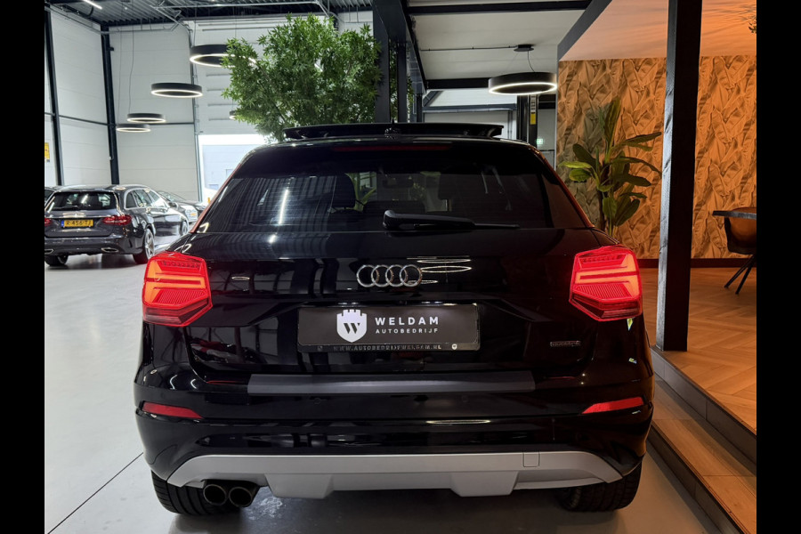 Audi Q2 2.0 TFSI Quattro Sport|Black on Black|Carplay|Groot Navi|B&O|Pano|Virtual Cockpit|Dodehoek|Afn. Trekhaak|Keyless|Rijklaar