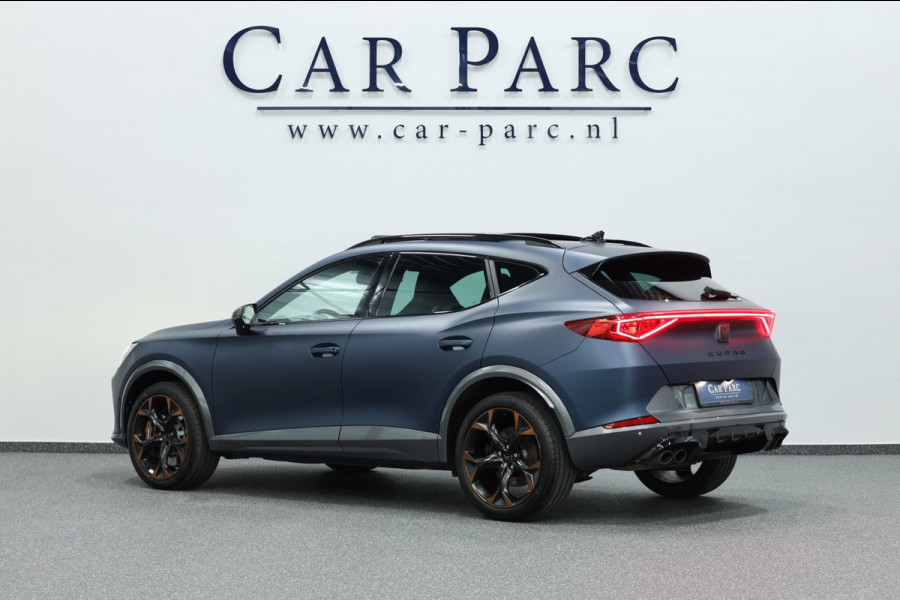 CUPRA Formentor 2.0 TSI 4DRIVE 310+PK MATT/LED/VIRTUAL/SFEER/PANO/LEDER+S.VERWARMING+MEMORY/19" LMV/CAM/ACC/ECC/12 MDN GARANTIE!