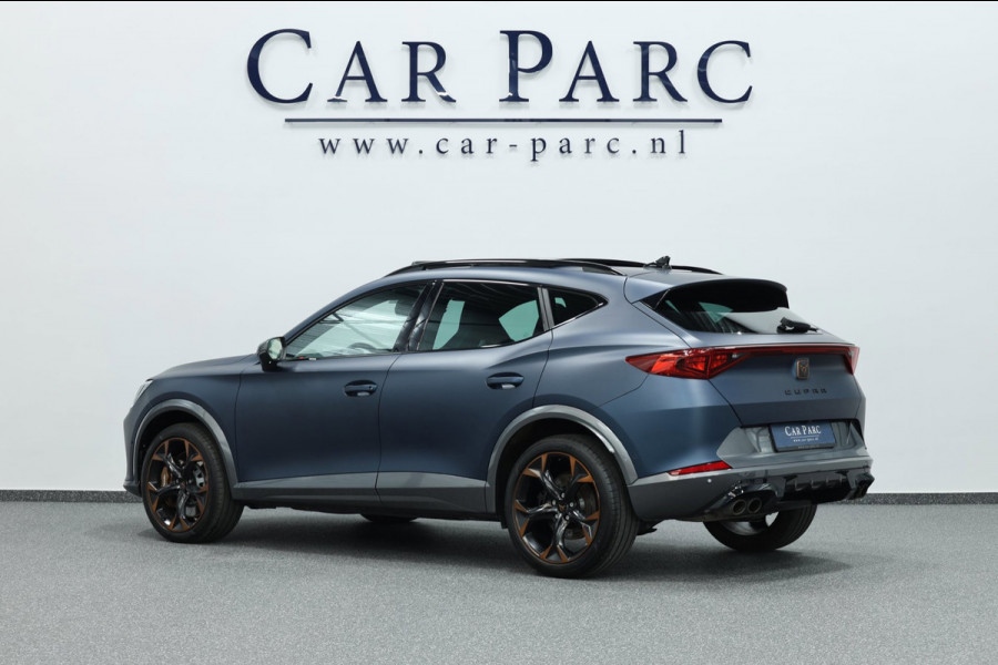 CUPRA Formentor 2.0 TSI 4DRIVE 310+PK MATT/LED/VIRTUAL/SFEER/PANO/LEDER+S.VERWARMING+MEMORY/19" LMV/CAM/ACC/ECC/12 MDN GARANTIE!