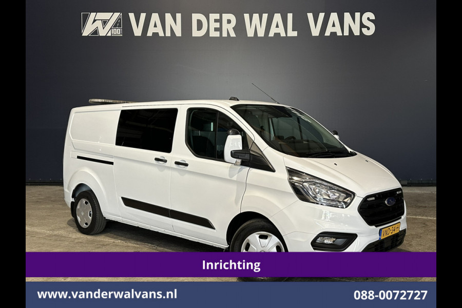 Ford Transit Custom 2.0 TDCI 130pk L2H1 Inrichting Euro6 Airco | Camera | 2800kg Trekhaak | LED | Cruisecontrol Stoelverwarming, Verwarmde voorruit, Parkeersensoren, Achterklep