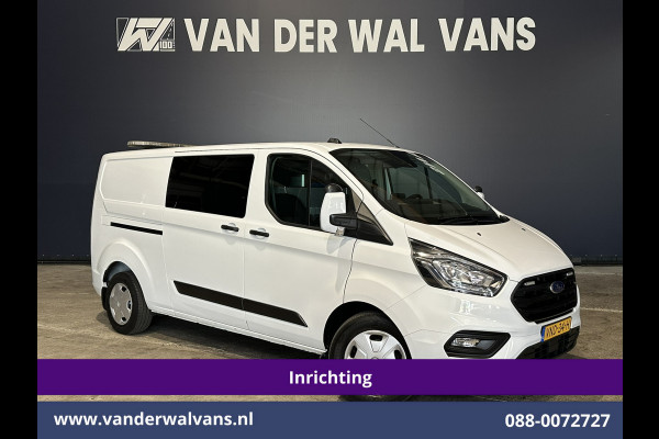 Ford Transit Custom 2.0 TDCI 130pk L2H1 Inrichting Euro6 Airco | Camera | 2800kg Trekhaak | LED | Cruisecontrol Stoelverwarming, Verwarmde voorruit, Parkeersensoren, Achterklep