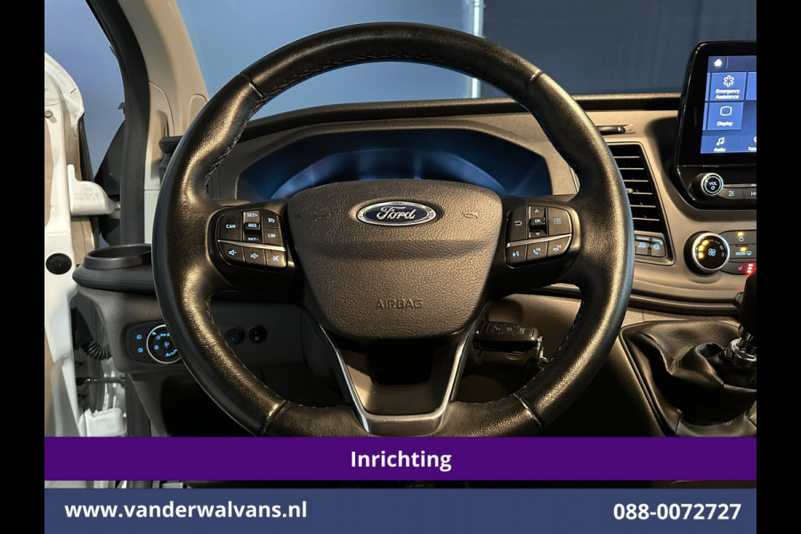 Ford Transit Custom 2.0 TDCI 130pk L2H1 Inrichting Euro6 Airco | Camera | 2800kg Trekhaak | LED | Cruisecontrol Stoelverwarming, Verwarmde voorruit, Parkeersensoren, Achterklep