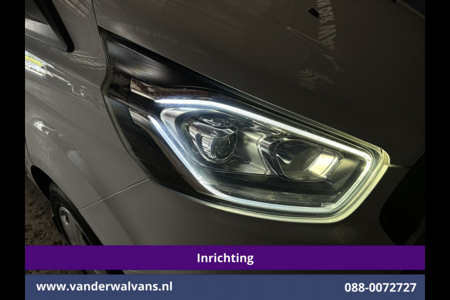Ford Transit Custom 2.0 TDCI 130pk L2H1 Inrichting Euro6 Airco | Camera | 2800kg Trekhaak | LED | Cruisecontrol Stoelverwarming, Verwarmde voorruit, Parkeersensoren, Achterklep