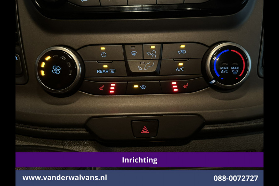 Ford Transit Custom 2.0 TDCI 130pk L2H1 Inrichting Euro6 Airco | Camera | 2800kg Trekhaak | LED | Cruisecontrol Stoelverwarming, Verwarmde voorruit, Parkeersensoren, Achterklep
