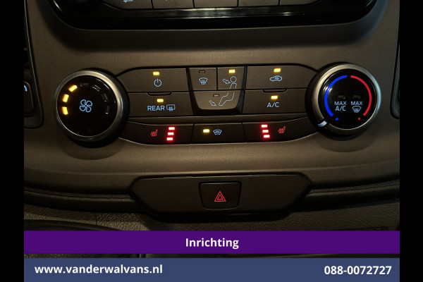 Ford Transit Custom 2.0 TDCI 130pk L2H1 Inrichting Euro6 Airco | Camera | 2800kg Trekhaak | LED | Cruisecontrol Stoelverwarming, Verwarmde voorruit, Parkeersensoren, Achterklep