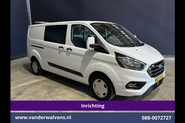 Ford Transit Custom 2.0 TDCI 130pk L2H1 Inrichting Euro6 Airco | Camera | 2800kg Trekhaak | LED | Cruisecontrol Stoelverwarming, Verwarmde voorruit, Parkeersensoren, Achterklep