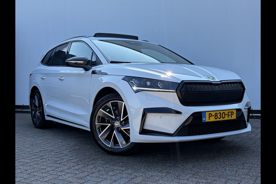 Škoda ENYAQ iV 60 Sportline Pano Camera Carplay Led Stoel/Stuurverw Orig.NL Voll.Onderhouden!