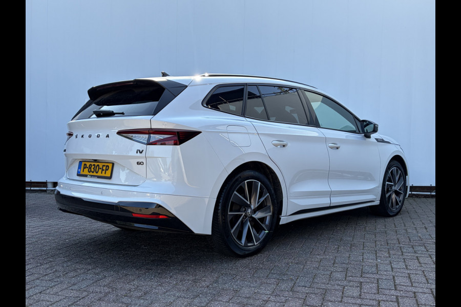 Škoda ENYAQ iV 60 Sportline Pano Camera Carplay Led Stoel/Stuurverw Orig.NL Voll.Onderhouden!
