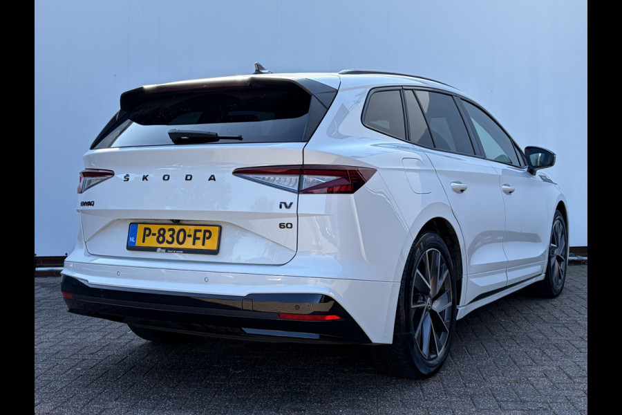 Škoda ENYAQ iV 60 Sportline Pano Camera Carplay Led Stoel/Stuurverw Orig.NL Voll.Onderhouden!