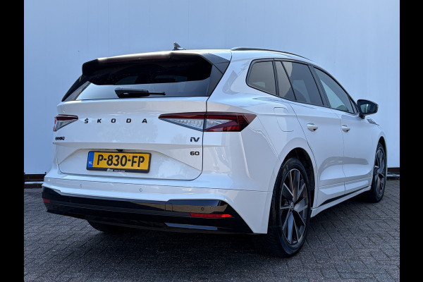 Škoda ENYAQ iV 60 Sportline Pano Camera Carplay Led Stoel/Stuurverw Orig.NL Voll.Onderhouden!