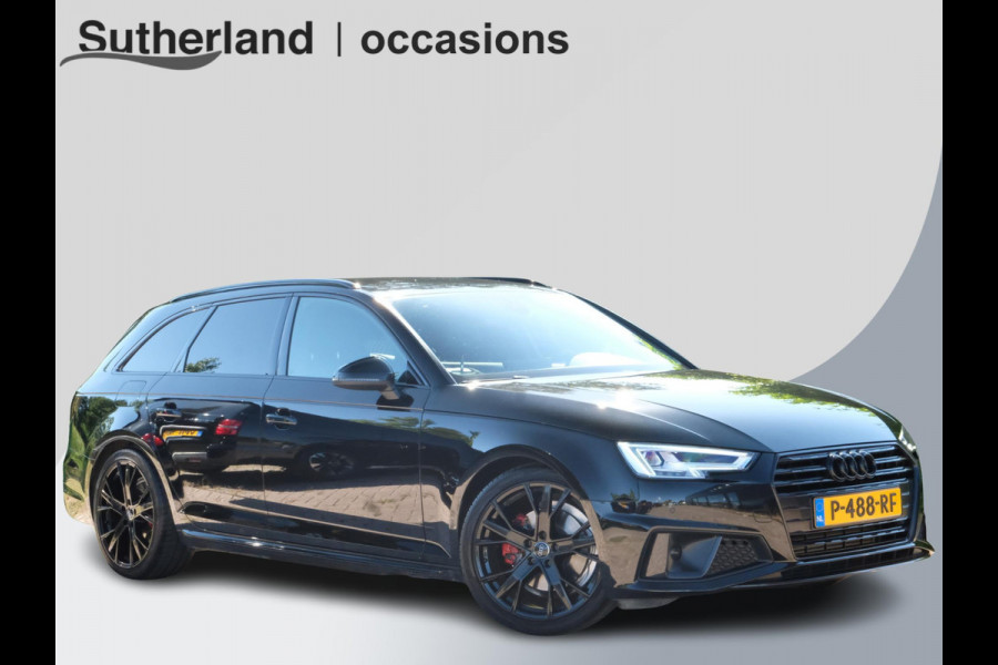 Audi A4 Avant 40 TFSI Sport S line black edition 190 PK | Zwart optiek | Stoelverwarming | Camera | Virtual Cockpit | Elek. klep | Dodehoek | 19 Inch Audi Sport velgen | Navigatie