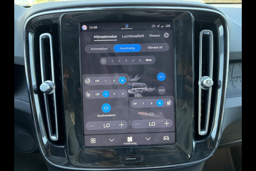Volvo XC40 Plus Recharge Pure Electric 2WD SOH: 92% | STOEL / STUUR VERWARMING | ELEK. ACHTERKLEP | VELGEN LICHT METAAL 19''