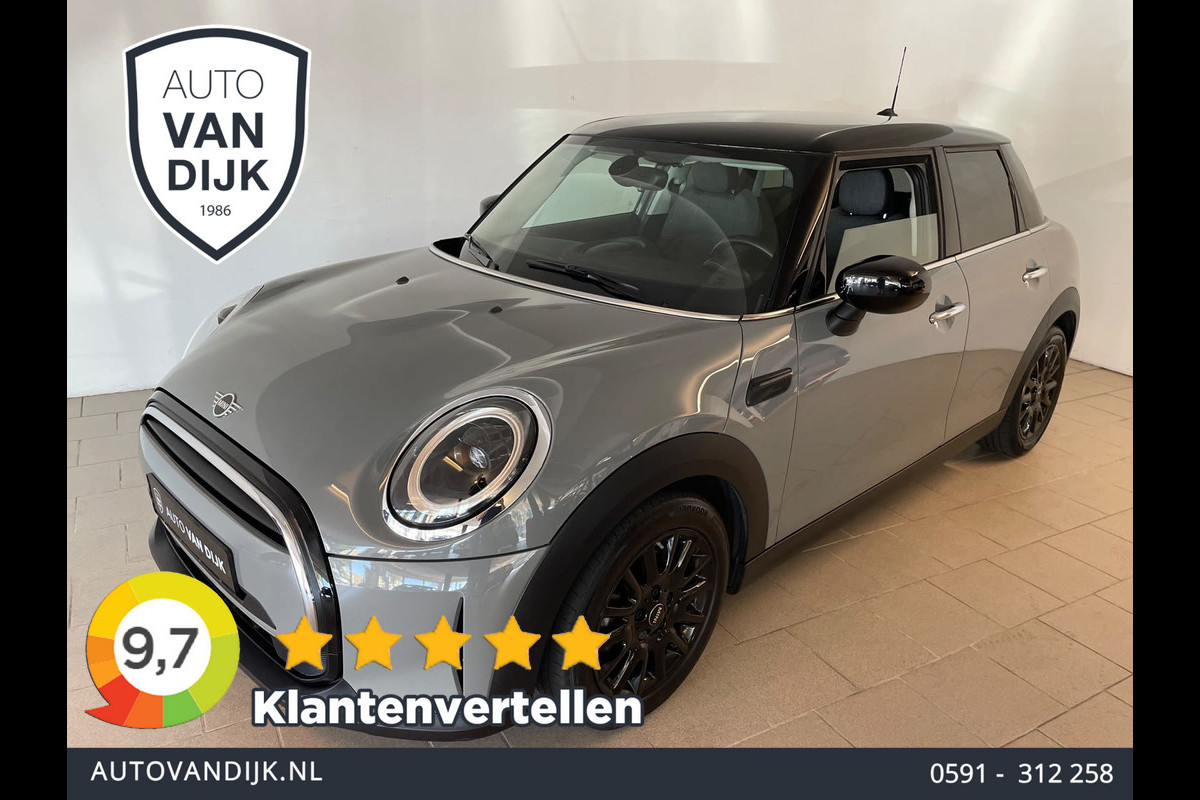 MINI 5-deurs 1.5 Cooper Business Edition AUTOMAAT AIRCO NAVI CRUISE SPORTSTOELEN APPLE CARPLAY ZWARTE LM VELGEN EN DAK NIEUWSTAAT