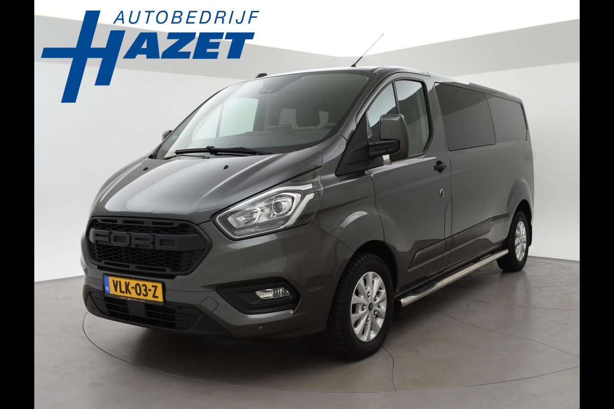 Ford Transit Custom 340 2.0 TDCI L2H1 170 PK DUBBEL CAB AUT. + CARPLAY | TREKHAAK | CAMERA | STOELVERW.