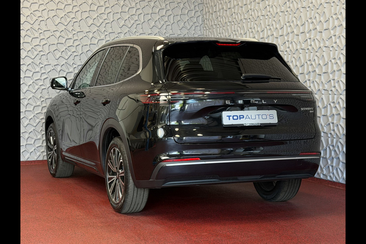 GEELY Starray EM-i MAX+ PHEV LONG RANGE | 29,8 kWh ACCU | 136 KM WLTP | PANORAMADAK | STOELVERWARMING/KOELING | LEER | MET MASSAGE