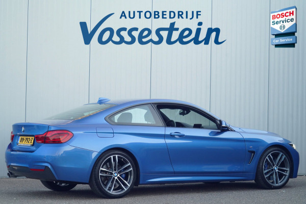 BMW 4 Serie Coupé 430i High Executive / M-Sport / NL-Auto / Dealeronderhouden / Estoril Blue / Leder / Navi