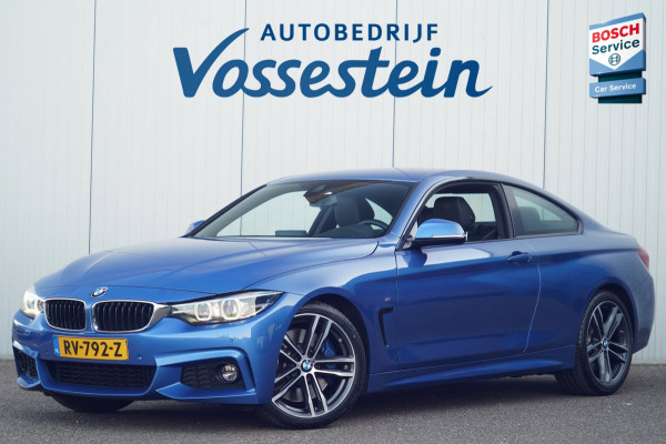 BMW 4 Serie Coupé 430i High Executive / M-Sport / NL-Auto / Dealeronderhouden / Estoril Blue / Leder / Navi