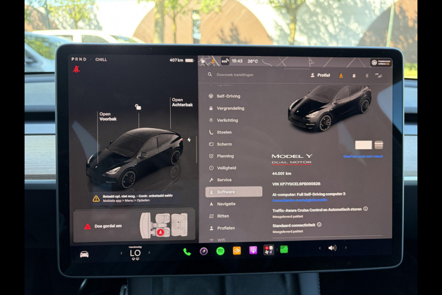 Tesla Model Y Performance AWD 75 kWh SOH 95% | 21 INCH TURBINE VELGEN| TESLA FABRIEKSGARANTIE T/M 01-2027 of 80.000KM!| RESTERENDE FABRIEKSGARANTIE OP DE HOOGVOLTACCU + AANDRIJFLIJN T/M 01-2031 of 192.000KM!