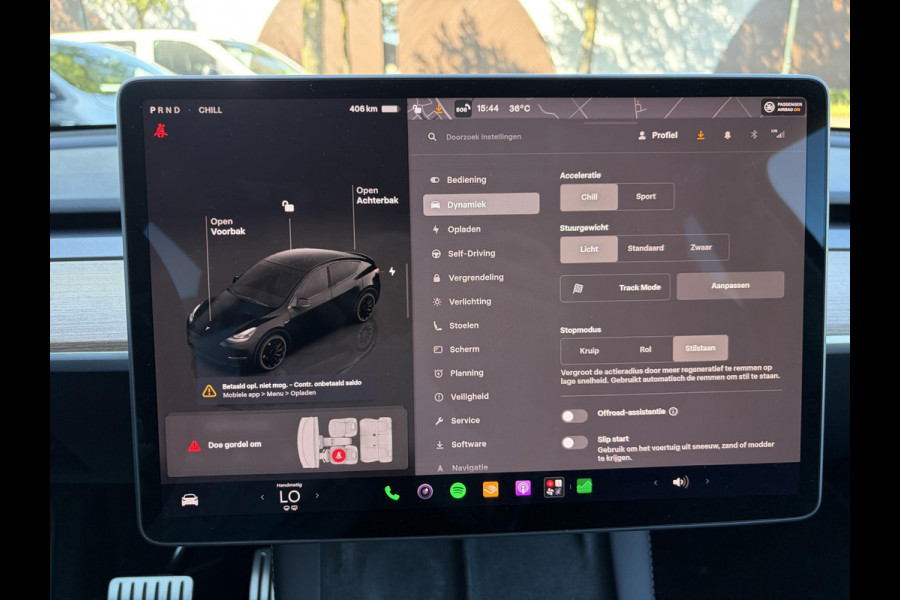 Tesla Model Y Performance AWD 75 kWh SOH 95% | 21 INCH TURBINE VELGEN| TESLA FABRIEKSGARANTIE T/M 01-2027 of 80.000KM!| RESTERENDE FABRIEKSGARANTIE OP DE HOOGVOLTACCU + AANDRIJFLIJN T/M 01-2031 of 192.000KM!